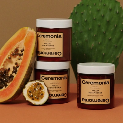 Ceremonia Papaya Scalp Scrub 8 Oz.