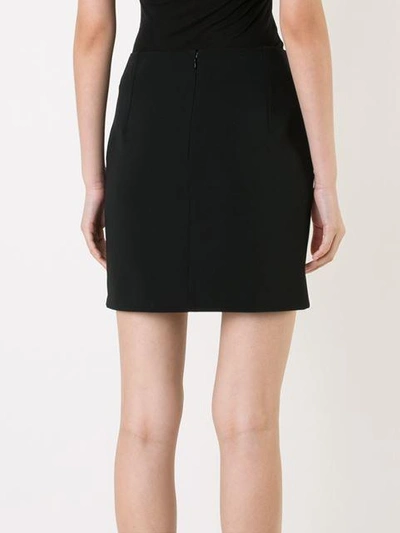 Shop Mugler Cross-over Mini Skirt