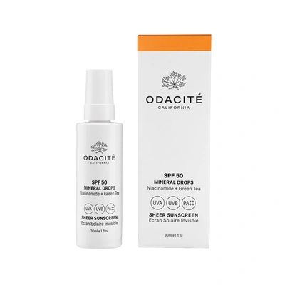 Odacite Spf 50 Sheer Sunscreen Mineral Drops