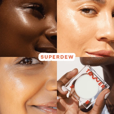 Tower 28 Superdew Shimmer-free Highlighter Balm