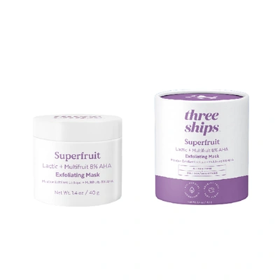 Shop Three Ships Superfruit Lactic + Multifruit 8% Aha Exfoliating Mask