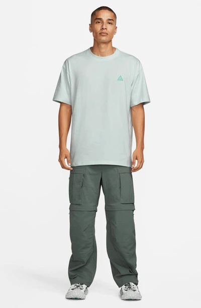 Shop Nike Acg Performance T-shirt In Barely Green