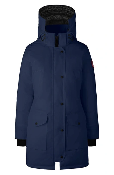 Shop Canada Goose Trillium Core Reset 625 Fill Power Down Jacket In Atlantic Navy