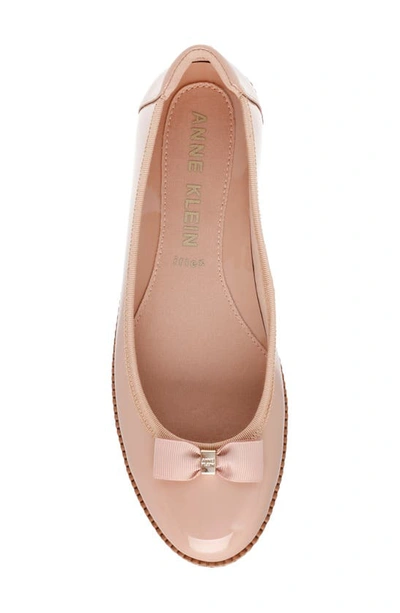 Shop Anne Klein Ember Flat In Blush