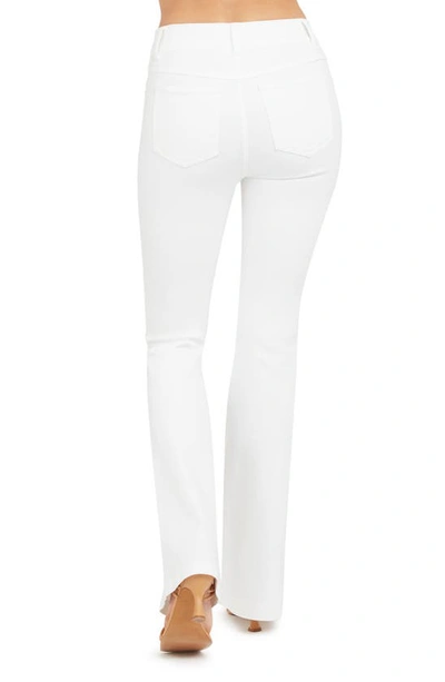 Spanx Skinny Flare High-rise Stretch-denim Jeans In White