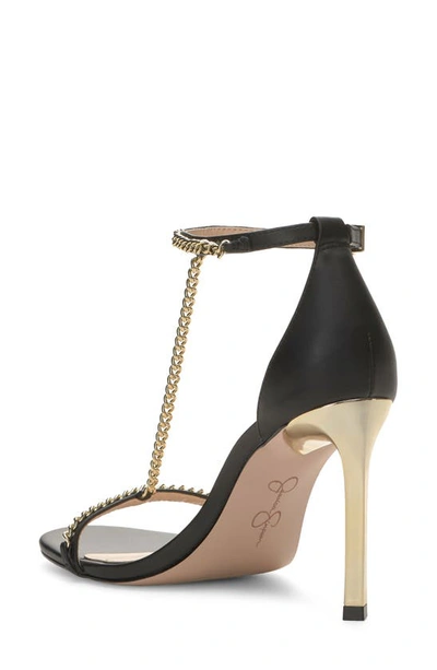 Shop Jessica Simpson Qiven T-strap Sandal In Black Itlnpp