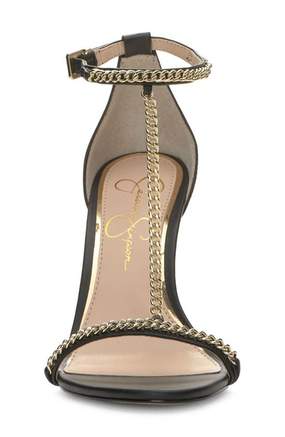 Jessica Simpson Qiven T-strap Sandal In Black Itlnpp