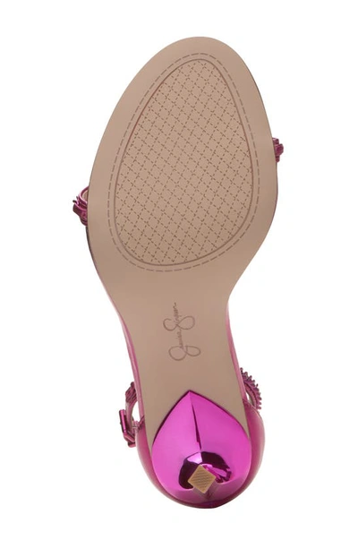 Shop Jessica Simpson Qiven T-strap Sandal In Fuschia Mtlcwp