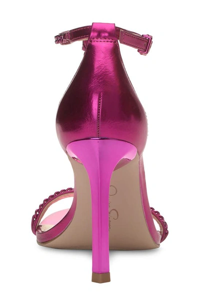 Shop Jessica Simpson Qiven T-strap Sandal In Fuschia Mtlcwp