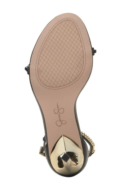 Jessica Simpson Qiven T-strap Sandal In Black Itlnpp
