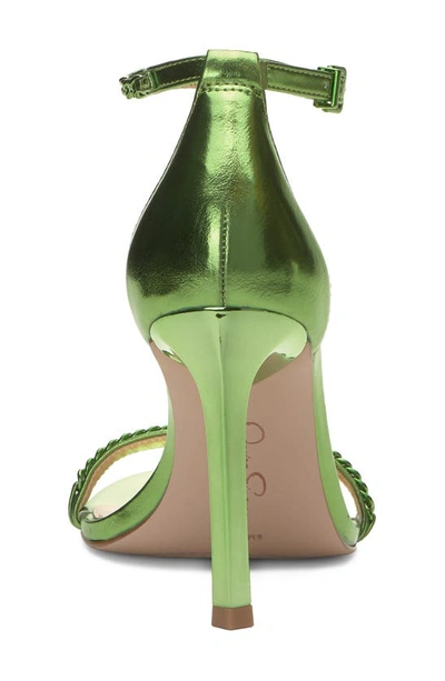Shop Jessica Simpson Qiven T-strap Sandal In Green Mtlcwp