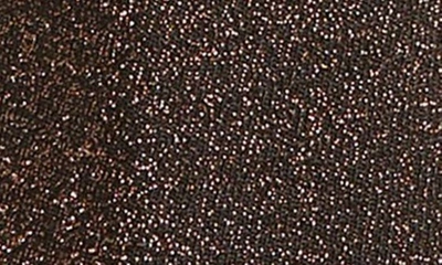 Shop High Heel Jungle Glitterati Sparkle Cotton Blend Crew Socks In Copper