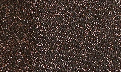 High Heel Jungle Glitterati Sparkle Cotton Blend Crew Socks In Copper