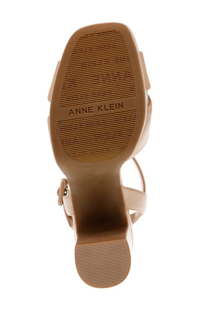 Shop Anne Klein Zada Platform Sandal In Nude