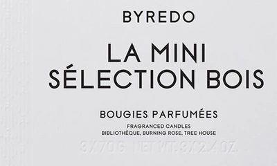 Shop Byredo La Selection Bois Candle Set Usd $135 Value