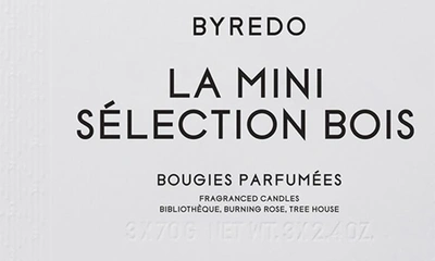 Byredo La Sélection Bois 3-piece Candle Set