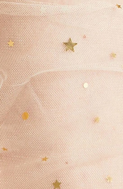 High Heel Jungle Starry Sky Tulle Socks In Nude