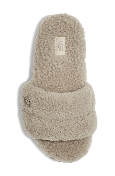 Shop Ugg (r) Cozetta Curly Genuine Shearling Slide Slipper In Goat