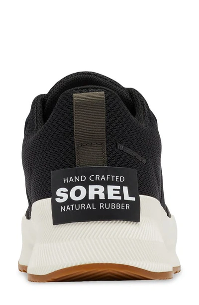 Shop Sorel Out N About Waterproof Low Top Sneaker In Black/ Sea Salt