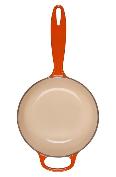 Le Creuset Signature 2.25-quart Enameled Cast Iron Saucepan In Flame