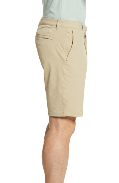 Tommy Bahama Chip Shot Performance Golf Shorts In Stone Khaki