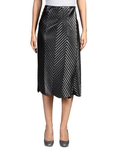 Jw Anderson 3/4 Length Skirt In Black