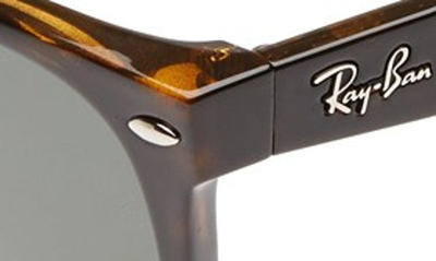 Shop Ray Ban New Wayfarer 52mm Rectangular Sunglasses In Tortoise
