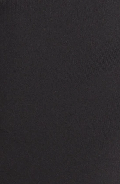 Good American Shiny Crop Scuba Trousers In Black001