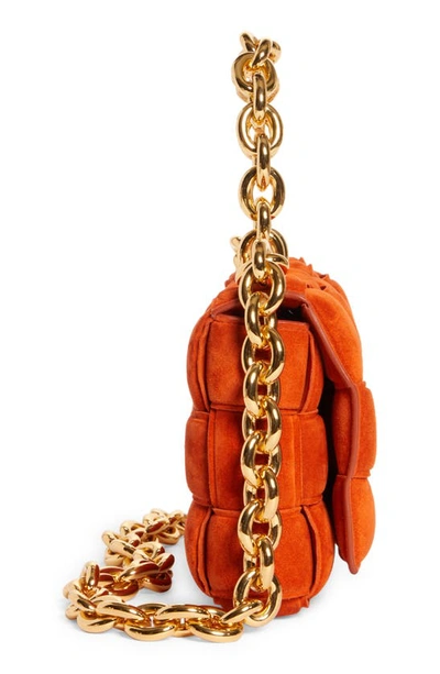 Shop Bottega Veneta The Chain Cassette Bag In Maple-gold