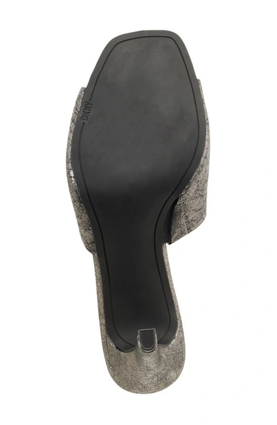 Dkny Bronx Slip-on Mule Sandal In Dk Gunmetal
