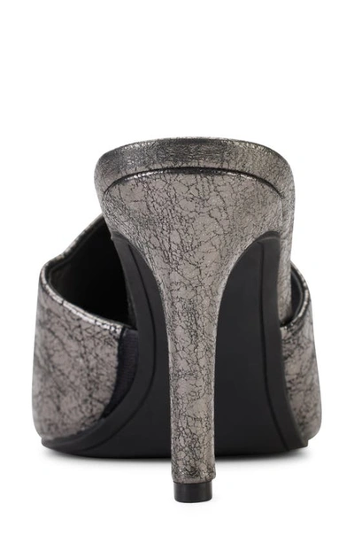 Shop Dkny Bronx Slip-on Mule Sandal In Dk Gunmetal