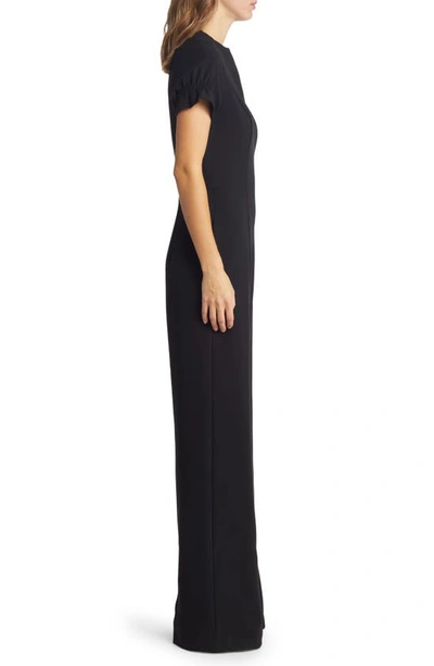 Black Halo Patel V-neck Wide-leg Jumpsuit In Black