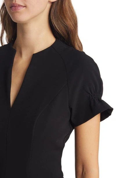 Black Halo Patel V-neck Wide-leg Jumpsuit In Black