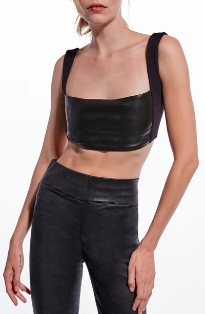As By Df Reagan Stretch Leather Leggings In Black