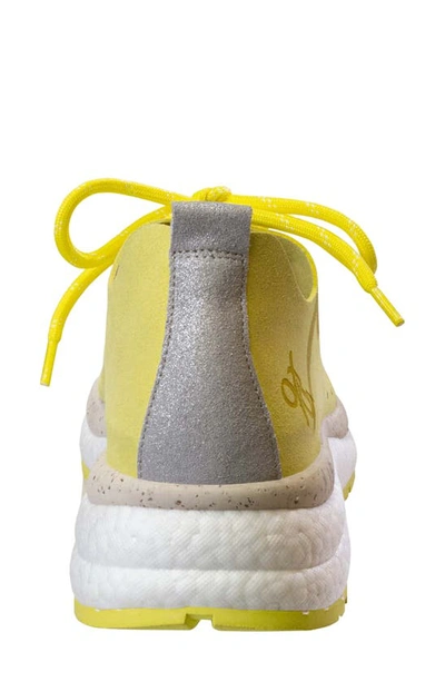 Otbt Alstead Perforated Sneaker In Canary