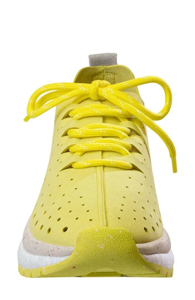 Shop Otbt Alstead Perforated Sneaker In Canary