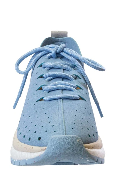 Otbt Alstead Perforated Sneaker In Light Blue