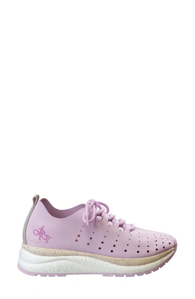 Otbt Alstead Perforated Sneaker In Lavender