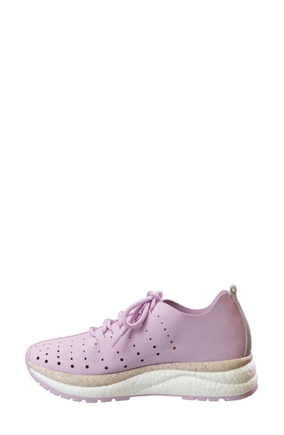 Otbt Alstead Perforated Sneaker In Lavender