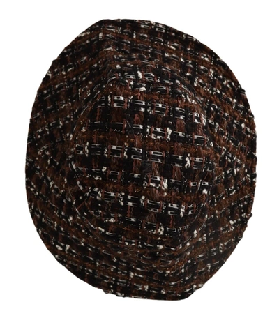 Shop Dolce & Gabbana Elegant Woven Multicolor Bucket Women's Hat