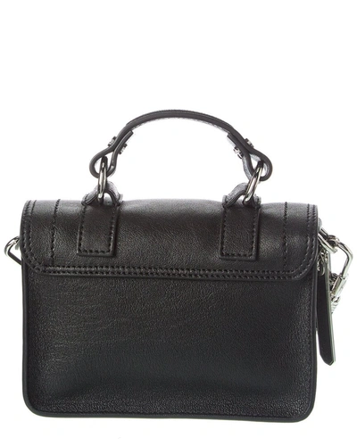 Shop Proenza Schouler Ps1 Micro Leather Shoulder Bag In Black