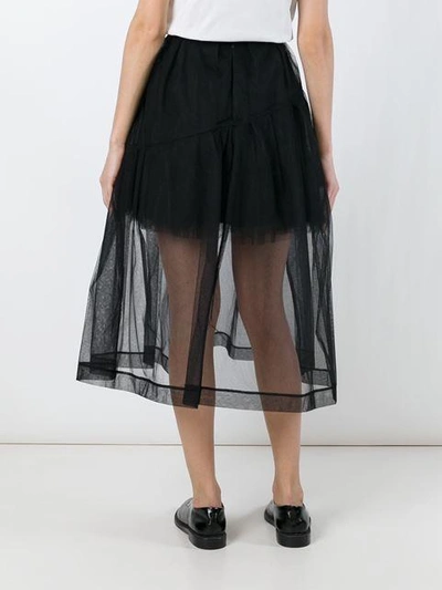 Shop Simone Rocha Tulle Midi Skirt
