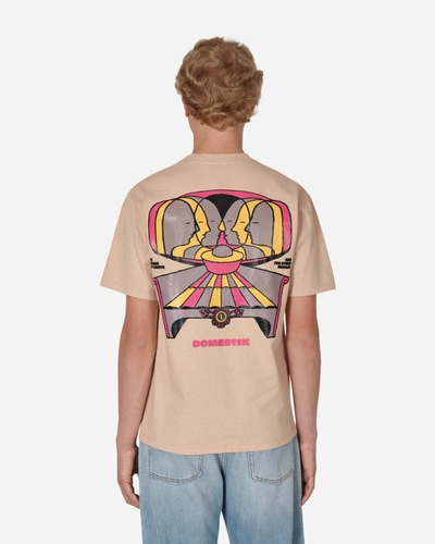 Domestik Into Other World T-shirt In Beige