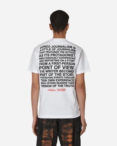 Pleasures Badge T-shirt In White