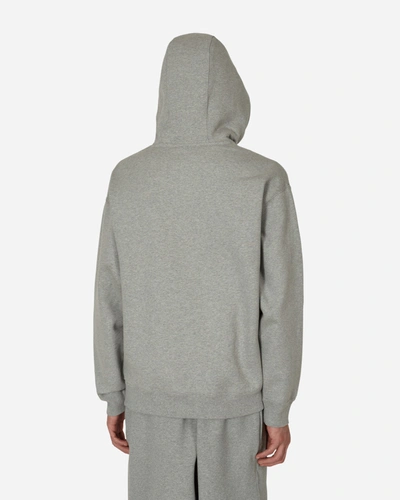 Shop Nike Solo Swoosh Hooded Sweatshirt Grey In Multicolor