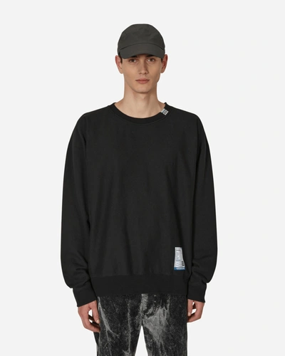 Shop Instrumental Embroidery Crewneck Sweatshirt In Black
