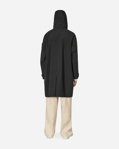 Shop Stone Island Shadow Project Long Gore-tex Trench Coat In Black