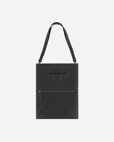 Shop Maison Margiela Tabi Shopping Bag In Black