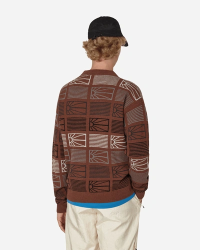 Shop Paccbet Logo Crewneck Sweater In Brown