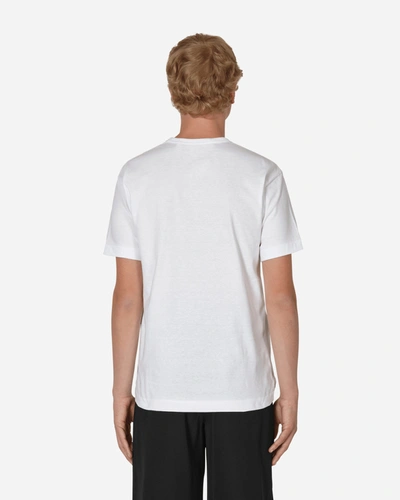 Shop Comme Des Garçons Play Invader Heart T-shirt In White
